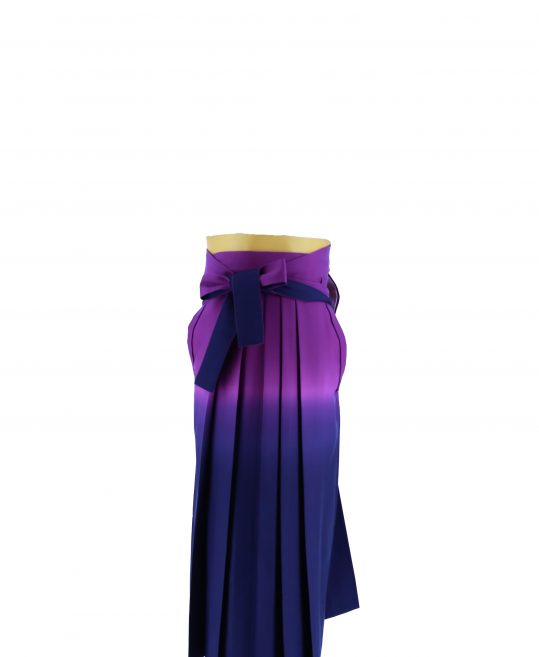 卒業式袴単品レンタル[無地]明るい紫×濃い紫ぼかし[身長156-160cm]No.204